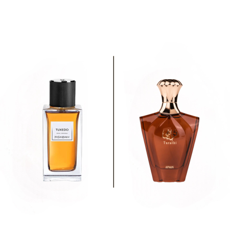 Turathi Brown Afnan for men بديله الاصلي: Yves Saint Laurent Tuxedo Epices Patchouli