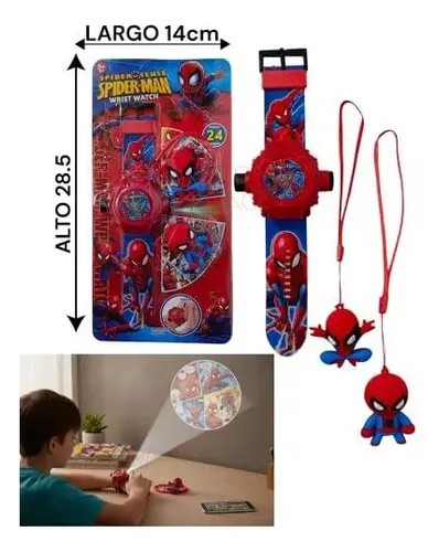 ساعة يد اطفال سبايدر مان دزني