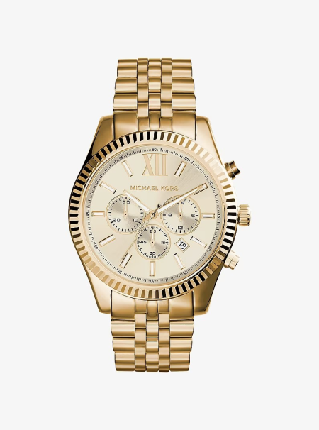 Michael Kors Lexington Gold-Tone Watch