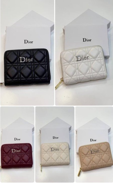 Dior Lady Voyageur Small Coin Wallet