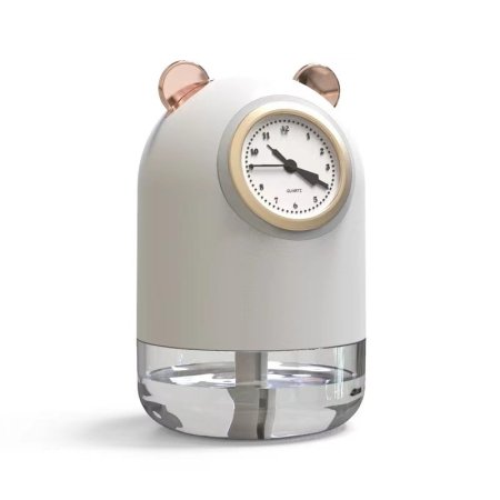 Cute bear air humidifier with clock