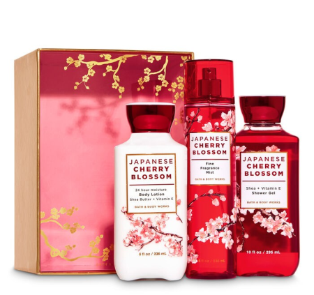 Bath & Body Works Japanese Cherry Blossom Gift Set