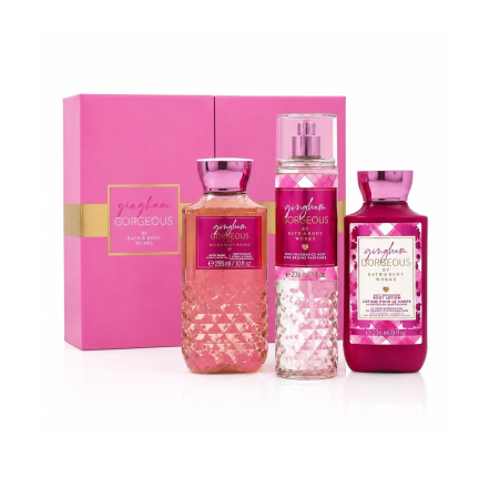 Bath & Body Works Gingham Gorgeous 3-Piece Gift Set