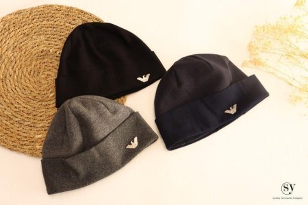 Emporio Armani wool-blend beanie hats
