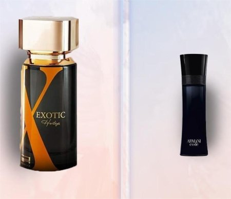 Rue Broca X Exotic Heritage 100ml بديله الاصلي : Giorgio Armani Armani Code for Men 125 ml