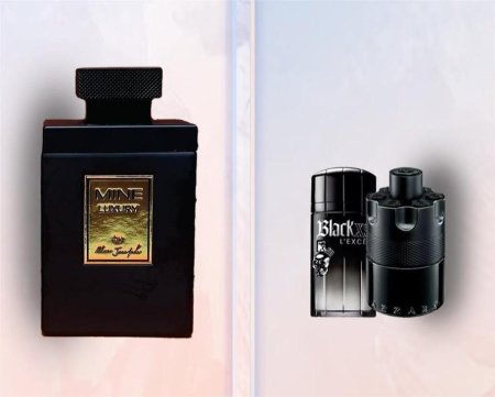 Mine Luxury 100ml بديله الاصلي: The Most Wanted Azzaro / Black XS L’Exces 