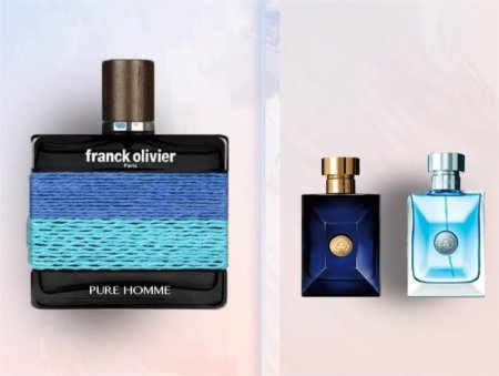 FRANCK OLIVIER PURE HOMME EDT 100ML بديله الاصلي: Versace  Pour Homme- Versace Dylan Blue