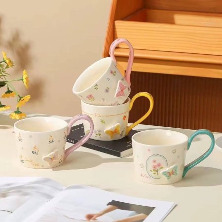 Ceramic Butterfly Mug